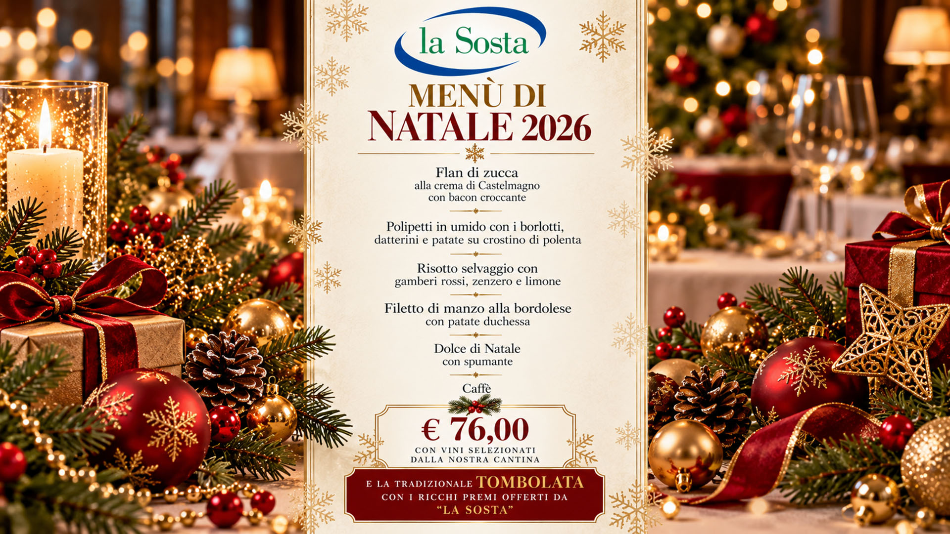 Menu di Natale 2026