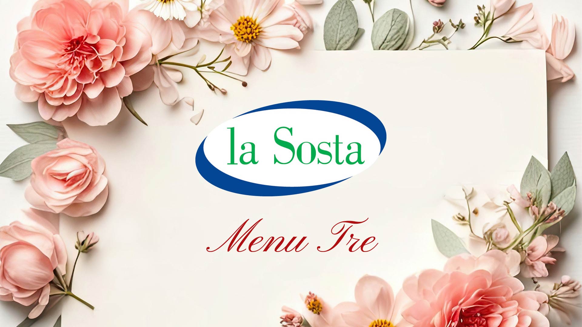 Menu delle Feste - Tre